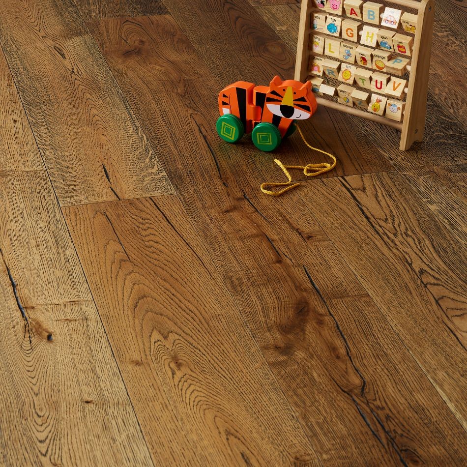 Artisan Flooring Tummel Brushed//Black Grained/Sunken Filler/Oiled French Oak