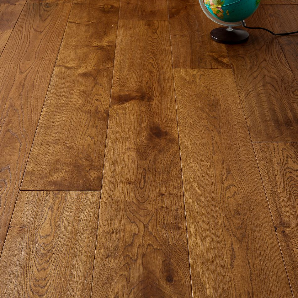 Artisan Flooring Hand Scraped/Distressed/Cognac Stained/UV oiled Originals 20/6 French Oak  