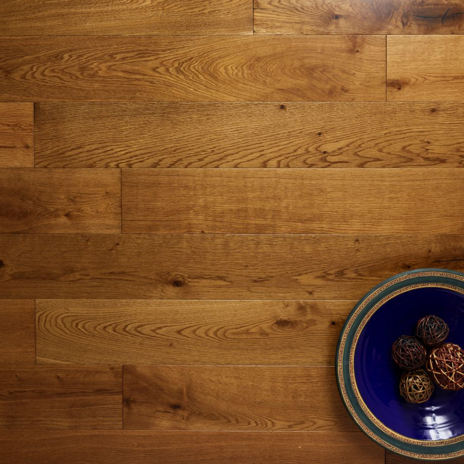 Artisan Flooring - Smoked/Satin Lacquered Traditional 18/4 