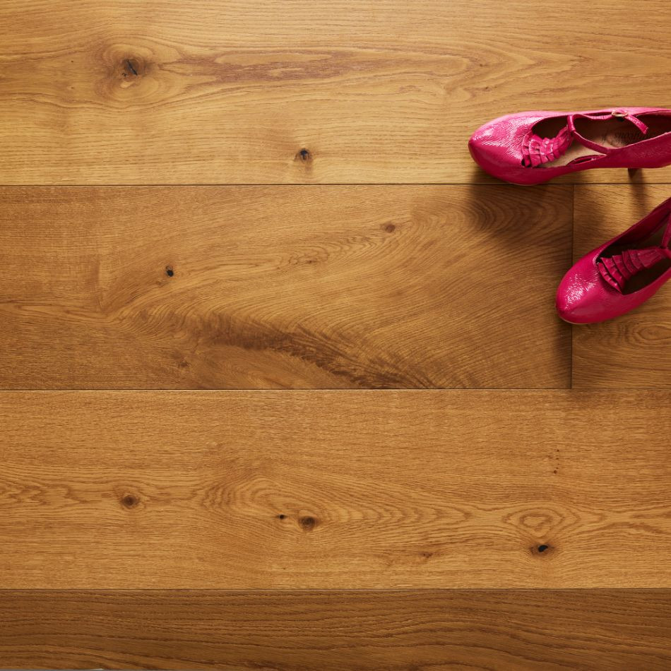 Artisan Flooring - Smoked/UV Oiled Wide Plank 14/4 French Oak