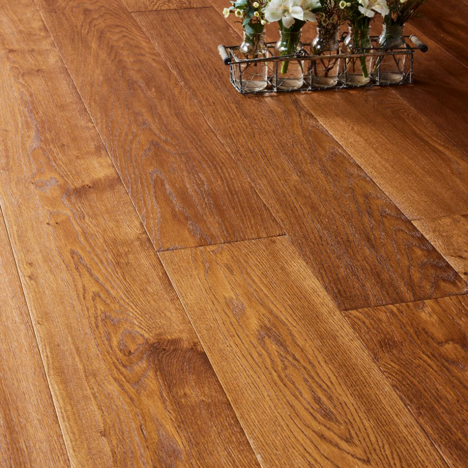 Artisan Flooring Hand-Scraped/Cognac Stained Originals 14/3 French Oak 