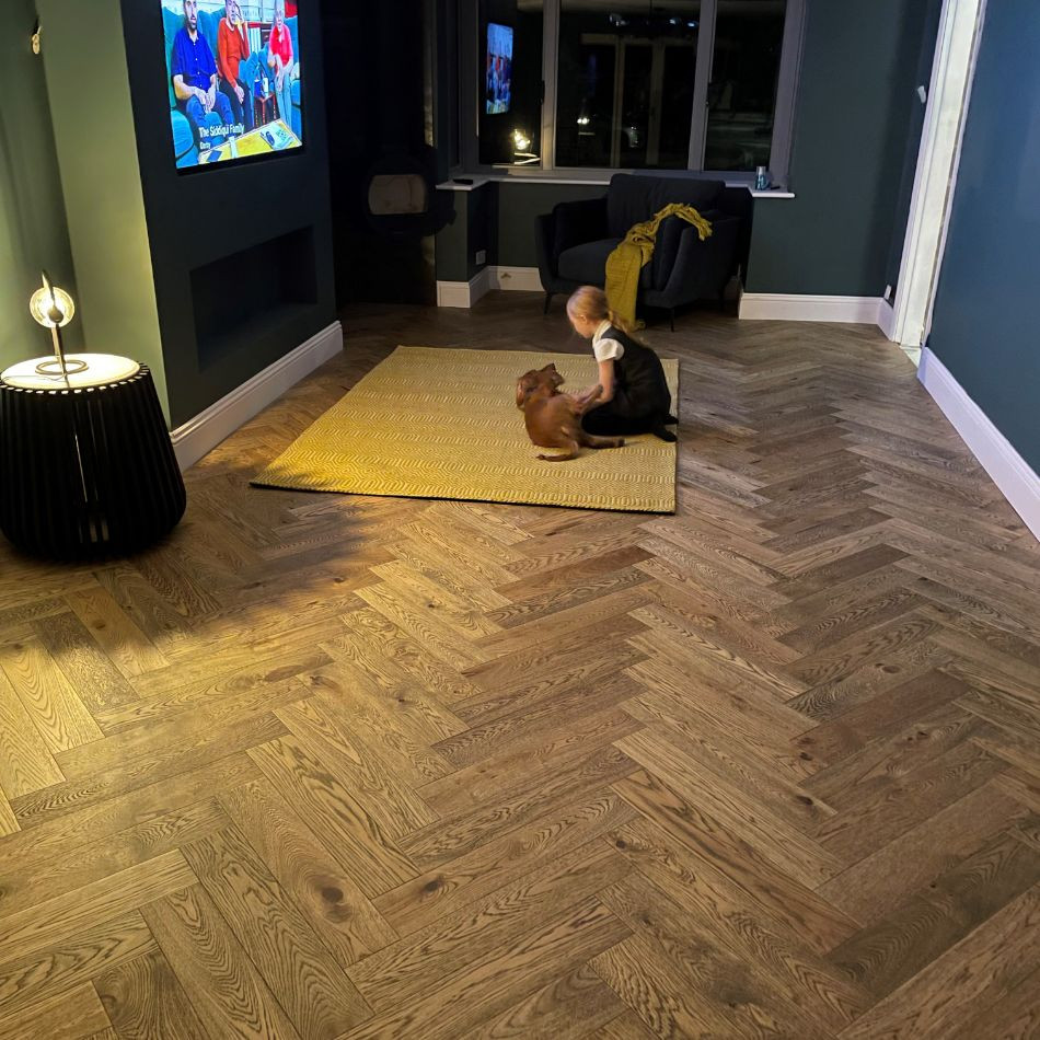 Artisan Flooring - Hardwick Black Grain/UV Oiled Multi-Ply Oak