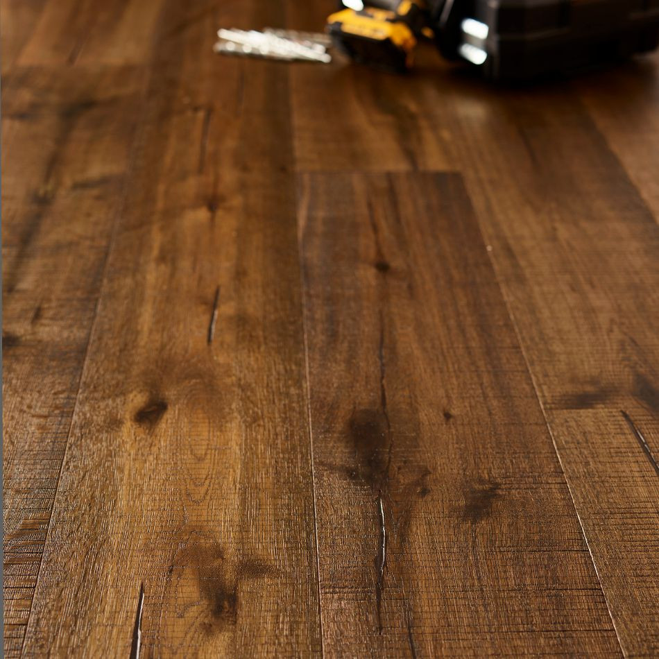 Artisan Flooring Windward Smoked/UV Oiled/Bandsawn Finish