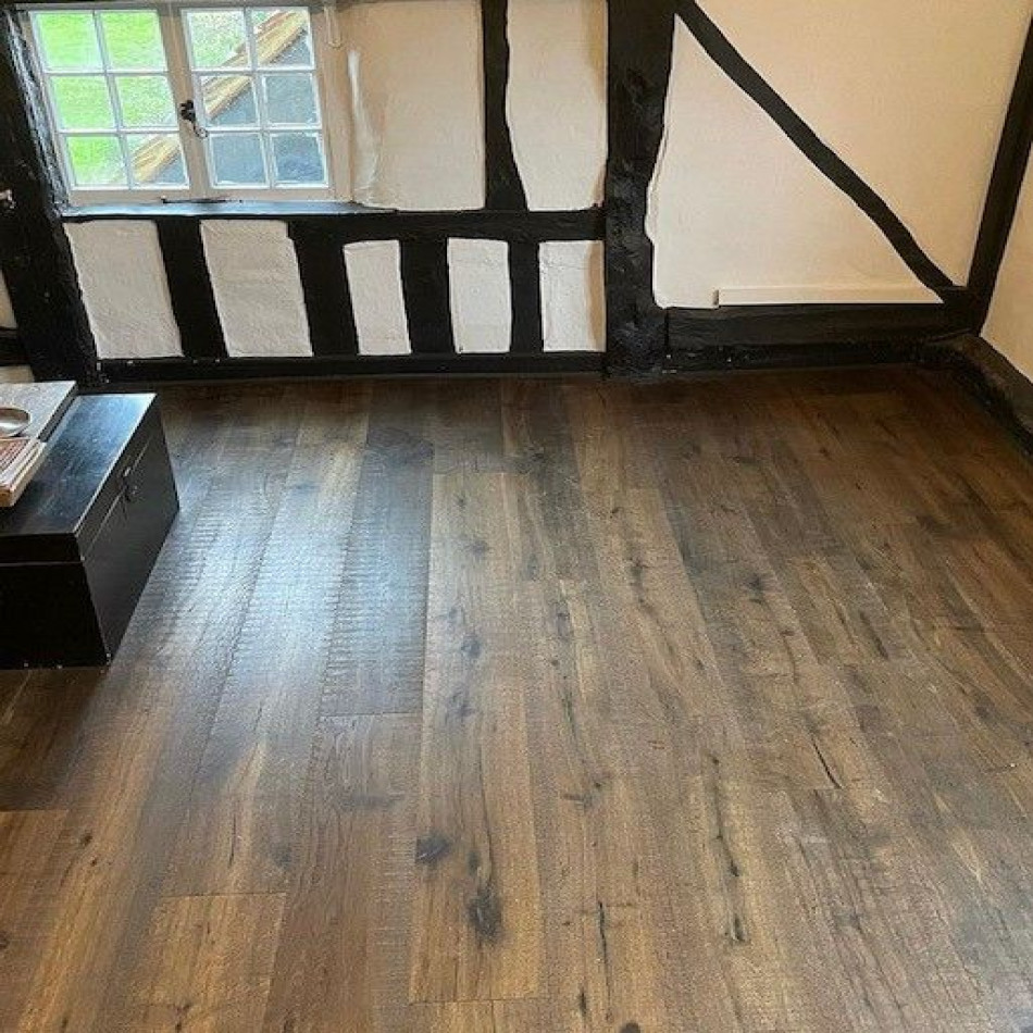Artisan Flooring - Windward Smoked/UV Oiled/Bandsawn Finish