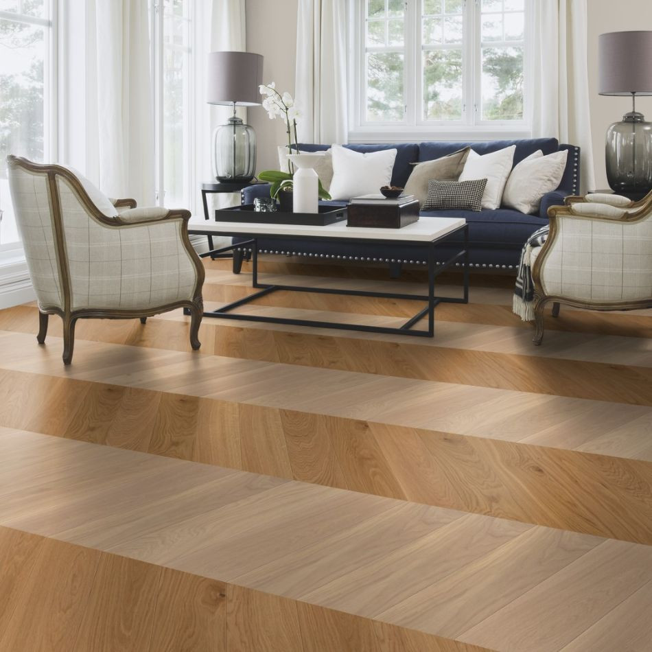 Artisan Flooring Chevron Brushed White Oak Adagio