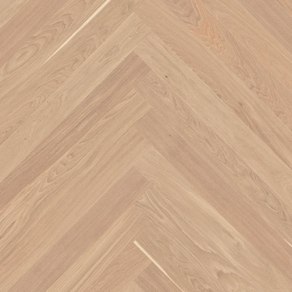 Artisan Flooring - Maxi Herringbone White Oak Nature Brushed Live Natural