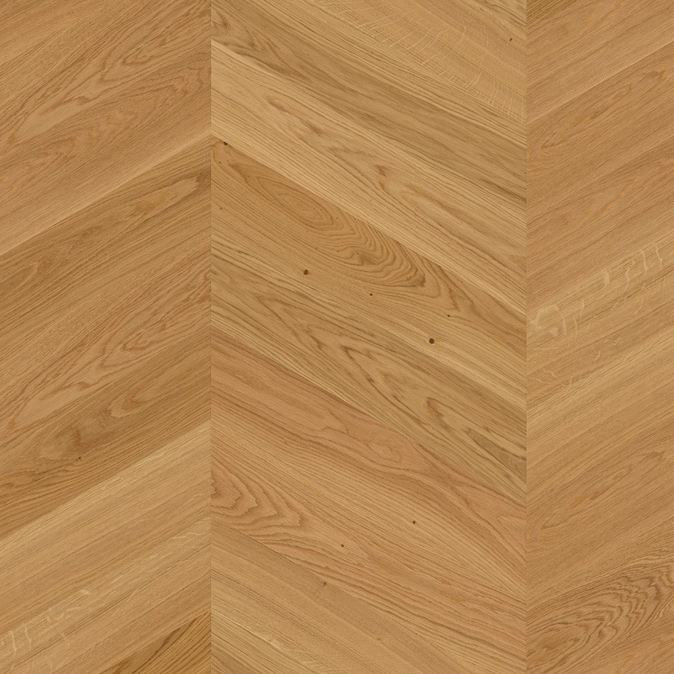 Artisan Flooring - Chevron Brushed Live Natural Oak Adagio